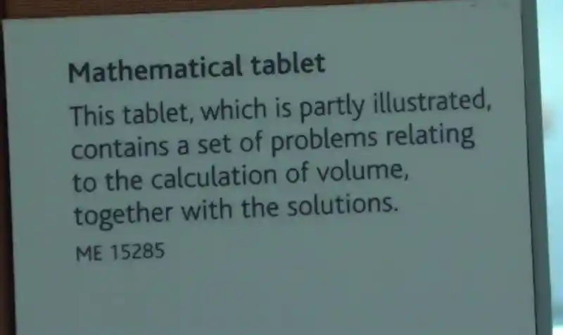 Mathematical tablet